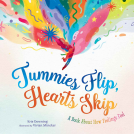 book cover for Tummies Flip, Hearts Skip