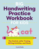 book cover for Big Handwriting Practice Workbook for Kids