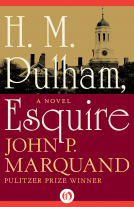 book cover for H. M. Pulham, Esquire