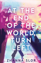 book cover for At the End of the World, Turn Left