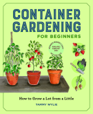 book cover for Container Gardening for Beginners