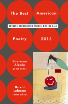 book cover for The Best American Poetry 2015
