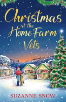 book cover for Christmas at the Home Farm Vets