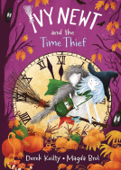 book cover for Ivy Newt and the Time Thief