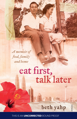 book cover for Eat First, Talk Later