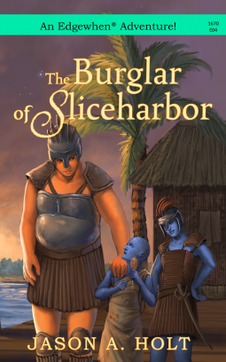 book cover for The Burglar of Sliceharbor