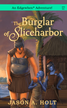 book cover for The Burglar of Sliceharbor 