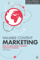 book cover for Valuable Content Marketing