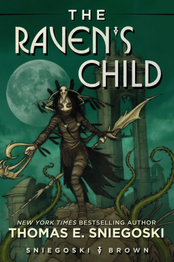 book cover for The Raven's Child