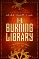 book cover for The Burning Library
