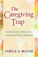 book cover for The Caregiving Trap