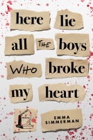 book cover for Here Lie All the Boys Who Broke My Heart
