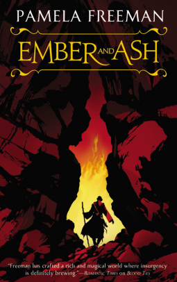 book cover for EMBER AND ASH
