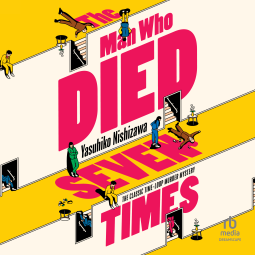 book cover for The Man Who Died Seven Times