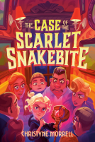 book cover for The Case of the Scarlet Snakebite