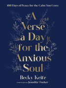 book cover for A Verse a Day for the Anxious Soul