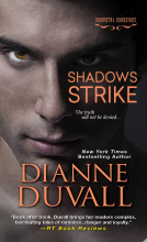 book cover for Shadows Strike