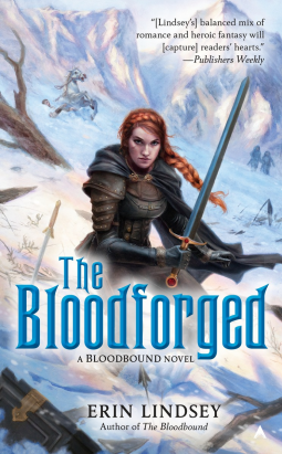 book cover for The Bloodforged