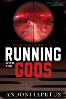 book cover for Running with the Gods