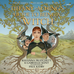 book cover for Tiffany Aching's Guide to Being a Witch