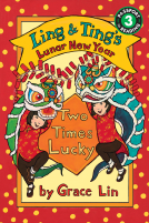 book cover for Ling & Ting’s Lunar New Year: Two Times Lucky