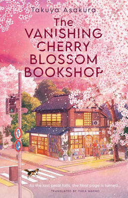 book cover for The Vanishing Cherry Blossom Bookshop