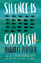 book cover for Silence is Goldfish