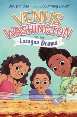 book cover for Venus Washington and the Lasagna Drama
