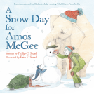 book cover for A Snow Day for Amos McGee