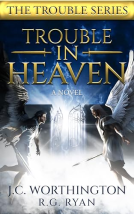 book cover for Trouble in Heaven