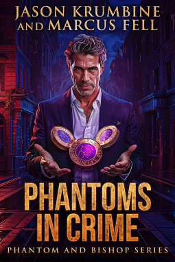 book cover for Phantoms in Crime