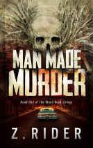 book cover for Man Made Murder