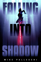 book cover for falling into shadow
