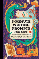 book cover for 5-Minute Writing Prompts for Kids