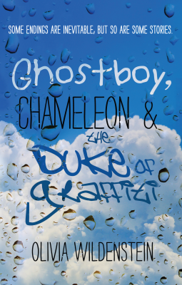 book cover for Ghostboy, Chameleon, and the Duke of Graffiti