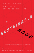 book cover for The Sustainable Edge