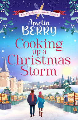 book cover for Cooking Up a Christmas Storm