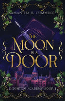 book cover for The Moon Is a Door