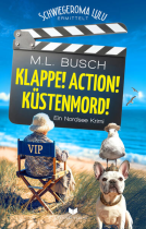 Buchcover für Klappe, Action, Küstenmord!