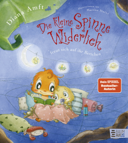 Buchcover für Die kleine Spinne Widerlich freut sich auf ihr Bettchen