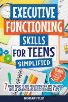 book cover for Executive Functioning Skills for Teens Simplified