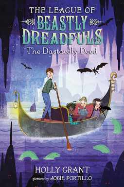 book cover for The League of Beastly Dreadfuls Book 2: The Dastardly Deed