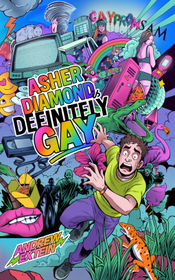 book cover for Asher Diamond is Definitely Gay