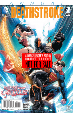 book cover for DEATHSTROKE ANNUAL #1