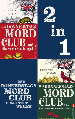 Buchcover für Der Donnerstagsmordclub und die verirrte Kugel & Der Donnerstagsmordclub oder Ein Teufel stirbt immer zuletzt