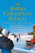 book cover for The Amish Christmas Sleigh