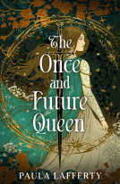 book cover for The Once and Future Queen