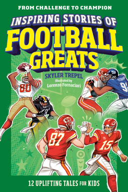 book cover for Inspiring Stories of Football Greats