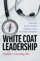 book cover for White Coat Leadership