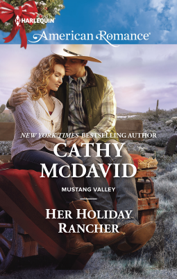 book cover for Her Holiday Rancher
